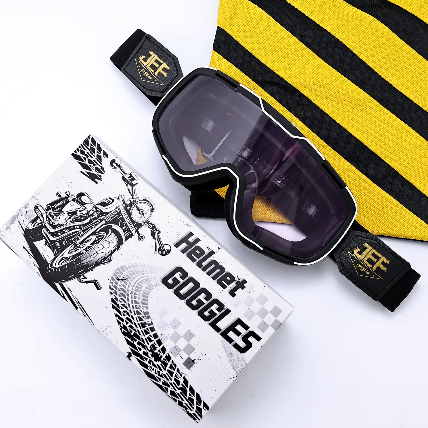 Taiwan JEF motorcycle goggles helmet universal goggles retro locomotive riding sun protection sand off-road glasses