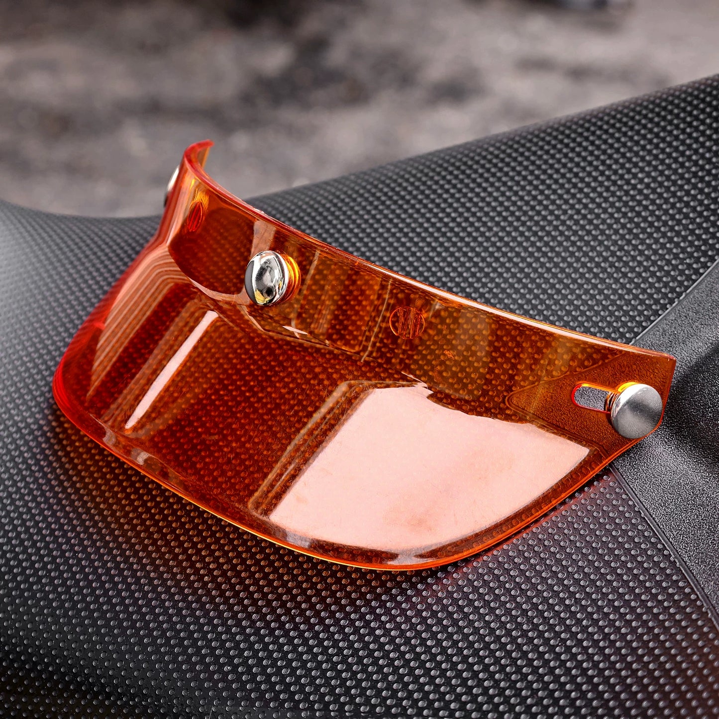 Taiwan JEF helmet brim motorcycle 3/4 helmet three-button small helmet body brim sun visor retro universal tongue