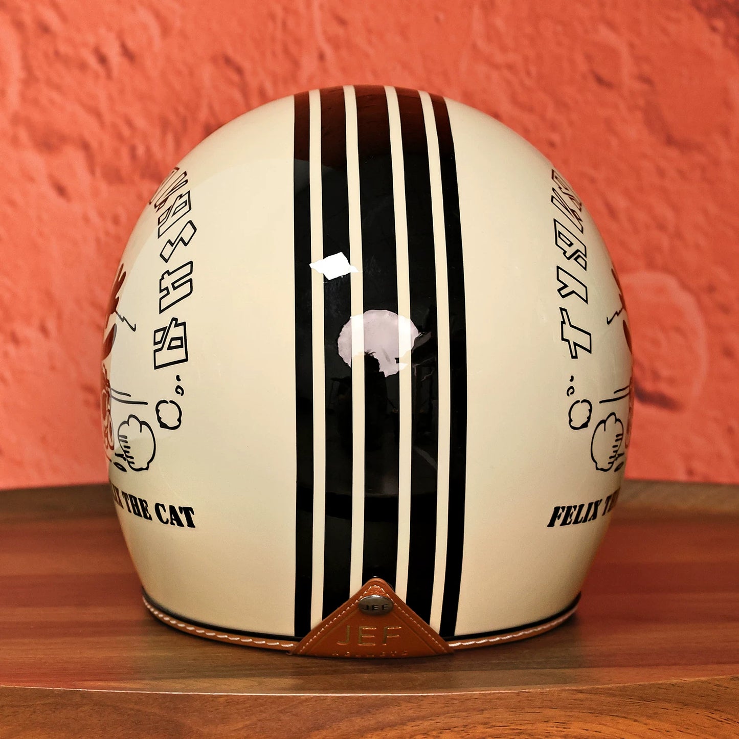 Taiwan JEF retro helmet motorcycle three-quarter helmet men's and women's locomotive half helmet American cruise pedal helmet summer