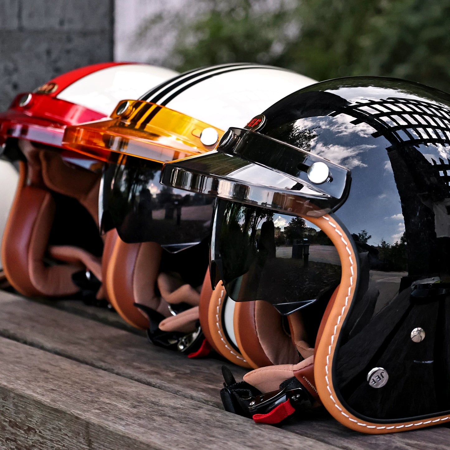 Taiwan Vintage Helmet Brim Half Helmet Brim Motorcycle Helmet Sun Hat Along Three Quarters Helmet Sun Protection Accessories