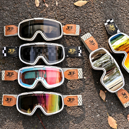 Taiwan JEF motorcycle goggles helmet universal goggles retro locomotive riding sun protection sand off-road glasses