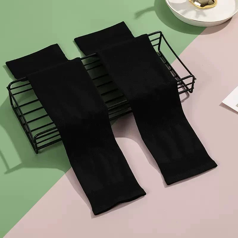 Motorcycle riding ice sleeves summer sunscreen sleeves outdoor sports cycling ice silk sleeves solid color sleeves