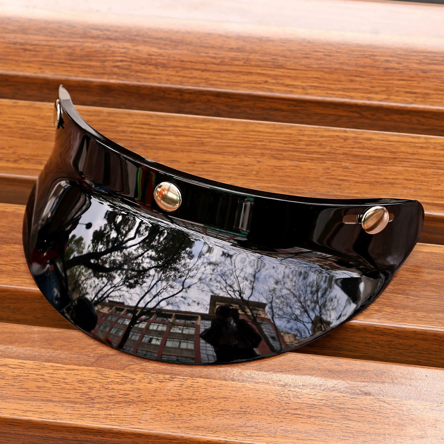 Taiwan JEF helmet brim motorcycle 3/4 helmet three-button small helmet body brim sun visor retro universal tongue
