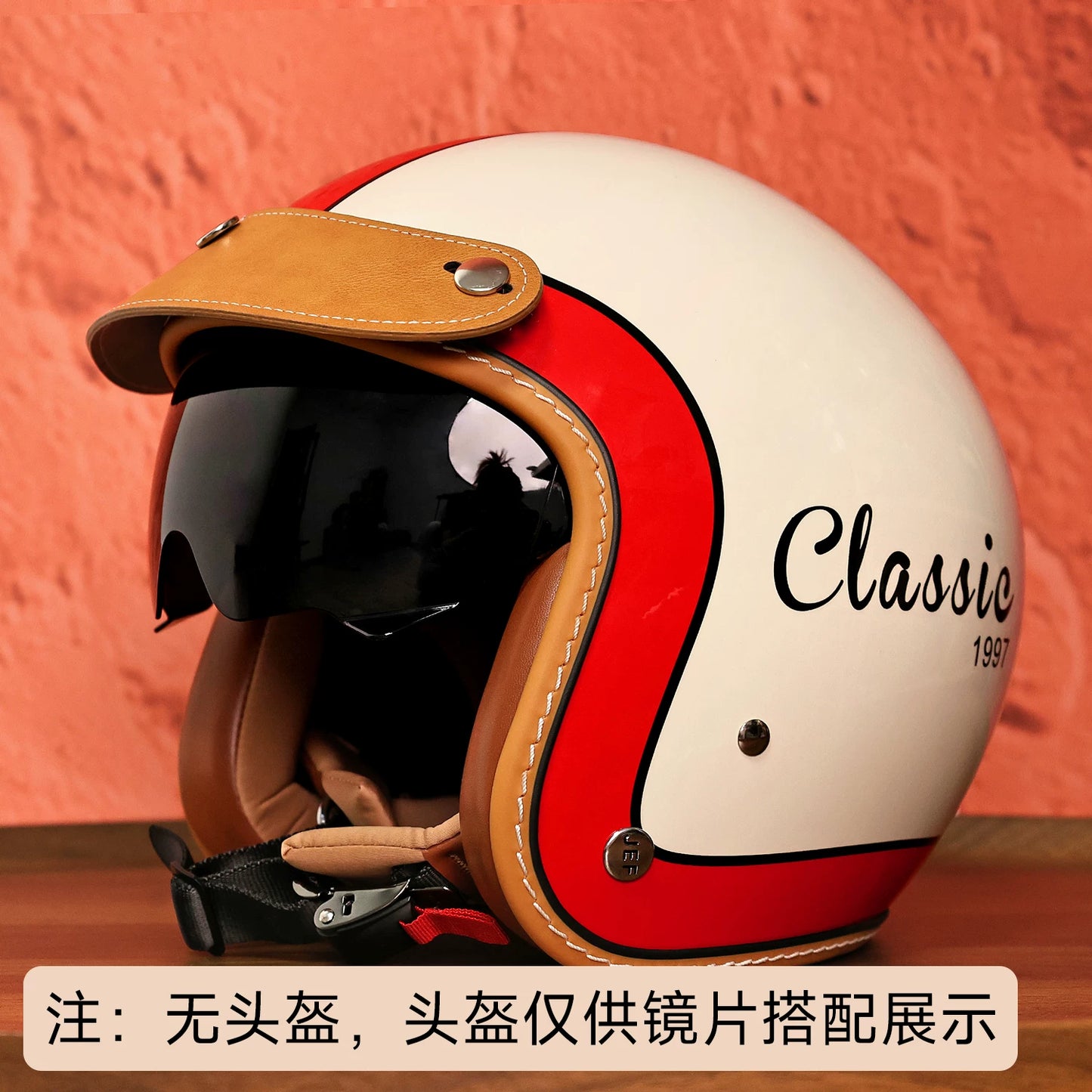 Taiwan JEF322 series helmet lenses are suitable for EVO312 Venus series day and night replacement built-in mirrors