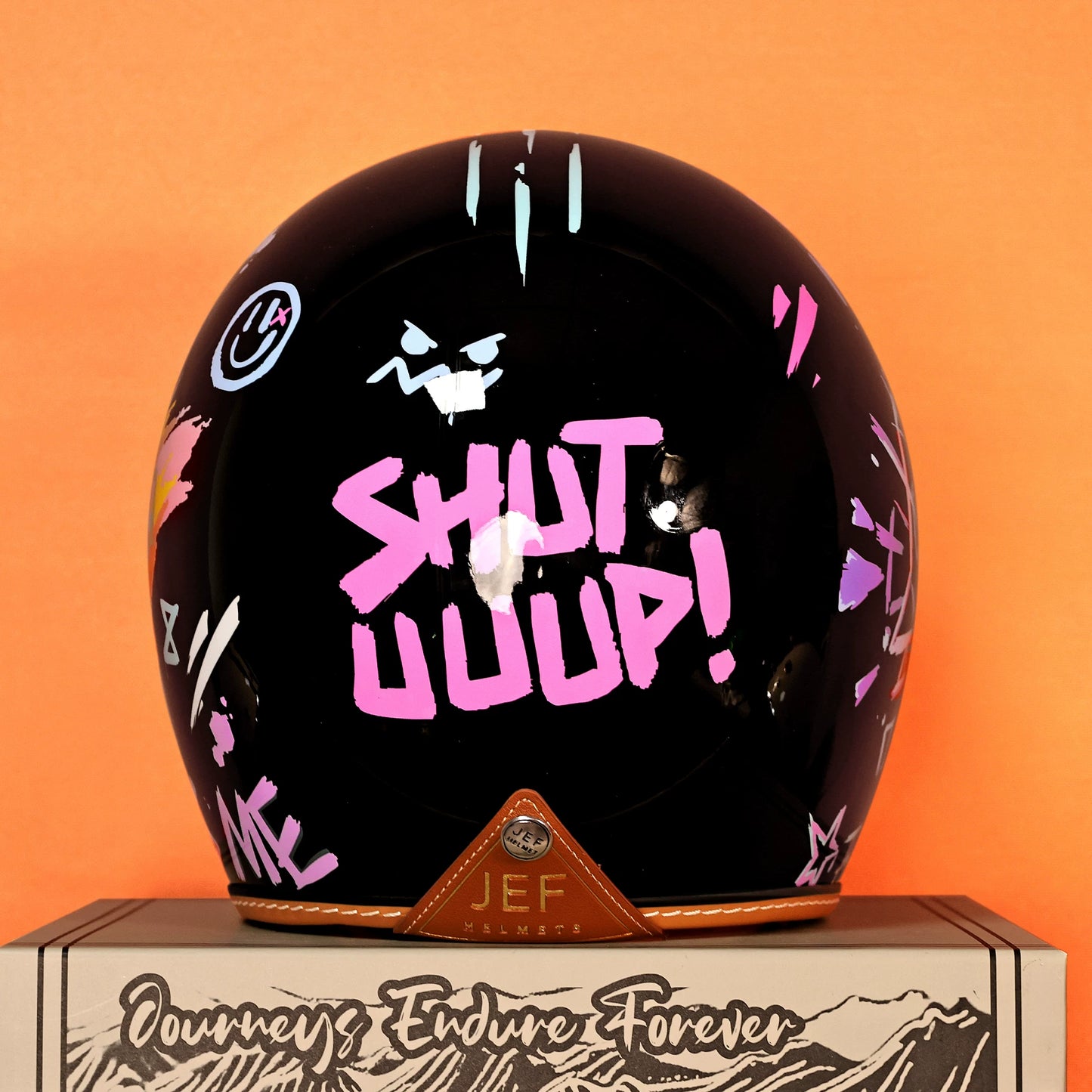 Taiwan JEF motorcycle retro helmet endoscope film men and women four seasons electric motorcycle half helmet pedal three-quarters helmet autumn