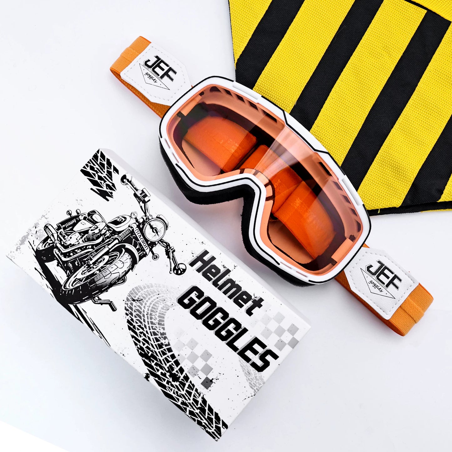 Taiwan JEF motorcycle goggles helmet universal goggles retro locomotive riding sun protection sand off-road glasses