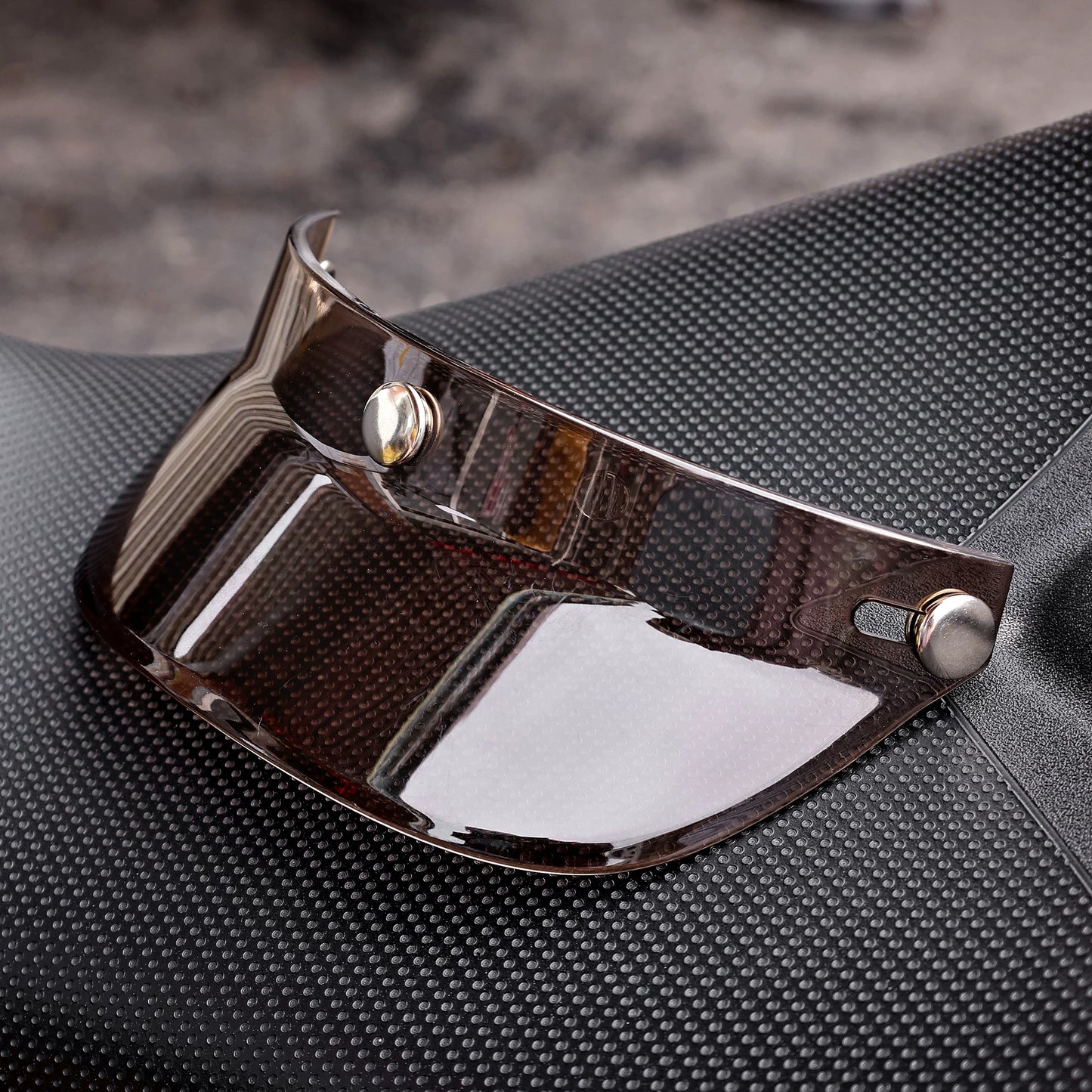Taiwan JEF helmet brim motorcycle 3/4 helmet three-button small helmet body brim sun visor retro universal tongue